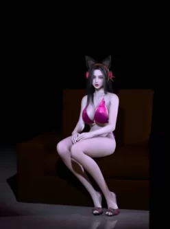 [3D动画]阿狸自慰女主播